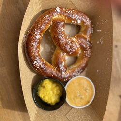 Wichita Falls Brewing Company - Pretzel with mustard and queso