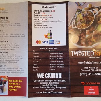 Twisted Taino Restaurant - Menu - Latin American Near Me - Parma, Ohio Twisted Taino Restaurant - Menu - Latin American Near Me - Parma, Ohio