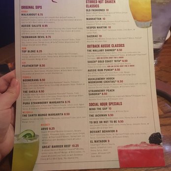 Outback Steakhouse - Drinks - Steakhouses Near Me - Foothill Ranch, California Outback Steakhouse - Drinks - Steakhouses Near Me - Foothill Ranch, California
