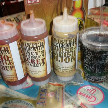 Twisted Root Burger - Three housemade sauces and cranberry root beer. - Burgers Near Me - Dallas, Texas Twisted Root Burger - Three housemade sauces and cranberry root beer. - Burgers Near Me - Dallas, Texas