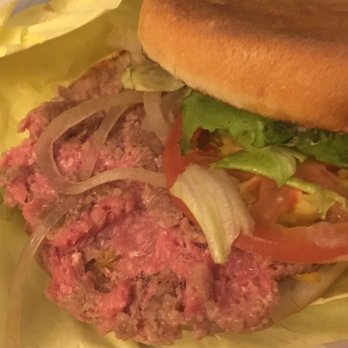 Eat That Burger - Not cooked at all. - American Near Me - North Hollywood, California Eat That Burger - Not cooked at all. - American Near Me - North Hollywood, California