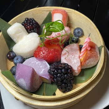 Pubbelly Sushi - Miami Beach - Mochi dessert. Interesting flavors but it was supposed to be complimentary and was not - Sushi Bars Near Me - Miami Beach, Florida Pubbelly Sushi - Miami Beach - Mochi dessert. Interesting flavors but it was supposed to be complimentary and was not - Sushi Bars Near Me - Miami Beach, Florida