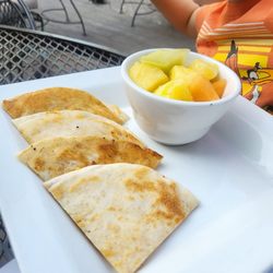 Tavern at Towne Lake - Kids meal quesadillas with side of fruit
