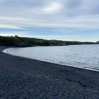 Black Beach - Black beach - Beaches Near Me - Silver Bay, Minnesota