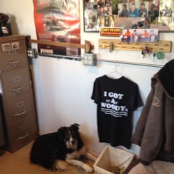 Woody's Repair - We have an awesome shop dog rowdy and we have t shirts available