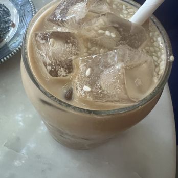 maman - iced salted tahini honeycomb latte - Bakeries Near Me - Fairfax, Virginia