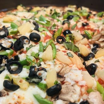 BJ's Restaurant & Brewhouse - Build Your Own Pizza - Personal Veggie deep dish pizza - Pizza Near Me - Sterling Heights, Michigan BJ's Restaurant & Brewhouse - Build Your Own Pizza - Personal Veggie deep dish pizza - Pizza Near Me - Sterling Heights, Michigan