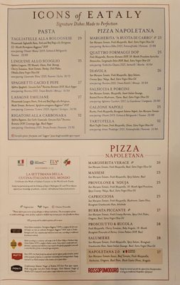 Menu photo 6 Eataly - Yorkville Toronto, ON Menu photo 6 Eataly - Yorkville Toronto, ON