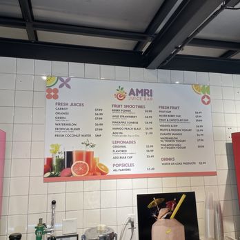 Amri Juice Bar - Menu - Juice Bars & Smoothies Near Me Amri Juice Bar - Menu - Juice Bars & Smoothies Near Me