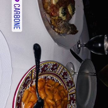 Carbone - Spicy Rigatoni Vodka and Veal Parmesan - Italian Near Me - New York, New York