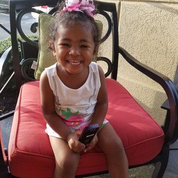 Carrabba's Italian Grill - Our princess loves the big comfy couch at the outdoor waiting area. - Italian Near Me - Maple Shade, New Jersey