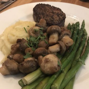 Earls Kitchen + Bar - Medium Rare Steak. Steak was good but all the sides were bland. - New American Near Me - McLean, Virginia