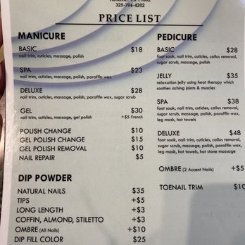 The Nail Babes - Price list - Nail Salons Near Me - Abilene, Texas