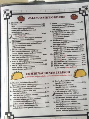 Menu photo 2 Jalisco Mexican Restaurant Evergreen, AL Menu photo 2 Jalisco Mexican Restaurant Evergreen, AL