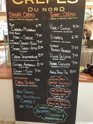 Menu photo 5 New Jersey Creperie Bridgewater Township, NJ