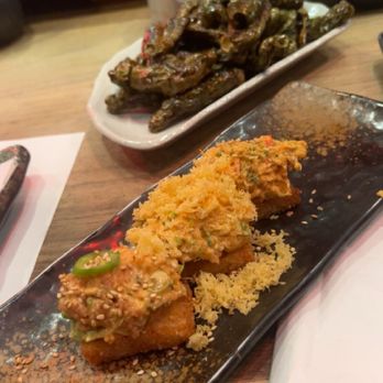 Seaweed Hand Roll Bar - Rice Cake Sampler 10/10 Sauteed Shishito Peppers 10/10 - Sushi Bars Near Me - Glendale, California