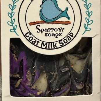 Sparrow Soaps - Charcoal lavender soap - Gift Shops Near Me - Putnam, Connecticut