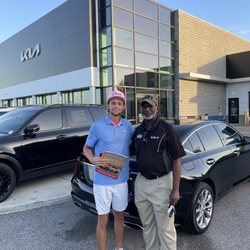 Courtesy Kia Of Brandon - Courtesy Kia of Brandon. Mike Gump selling a 2020 Cadillac CT5 to my son.