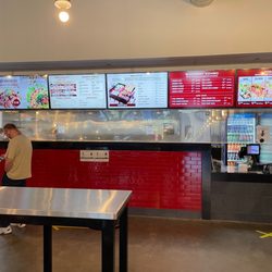 Quickway Japanese Hibachi - Menu and order counter.