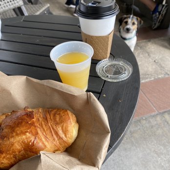 La Boulangerie Boul'Mich - Delicious Croissant and curious dog... - Breakfast & Brunch Near Me - Key Biscayne, Florida La Boulangerie Boul'Mich - Delicious Croissant and curious dog... - Breakfast & Brunch Near Me - Key Biscayne, Florida