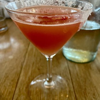 Driftwood Kitchen - Salted rim martini - Seafood Near Me - Laguna Beach, California Driftwood Kitchen - Salted rim martini - Seafood Near Me - Laguna Beach, California