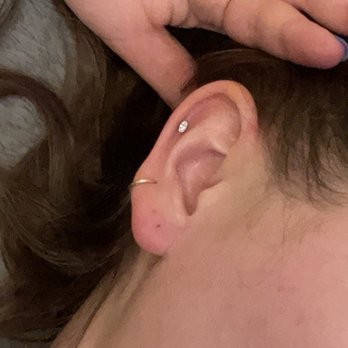 STUDS - Helix piercing with the $40 earring option - Piercing Near Me - New York, New York