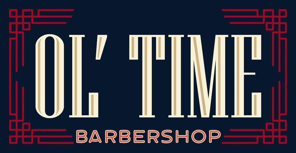 Ol’ Time Barbershop Logo