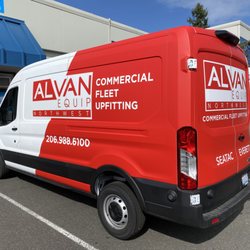 JJ Graphics & Signs - 3/4 Wrap on Ford Transit Cargo Van for Al Van Eqipment