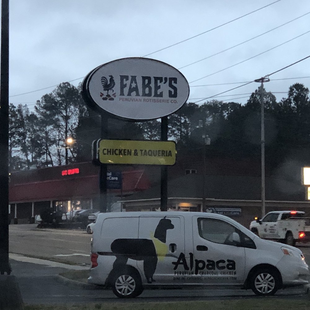 Alpaca Chicken - New name same great food.    They call themselves Fabes now - Chicken Shop Near Me - Sanford, North Carolina