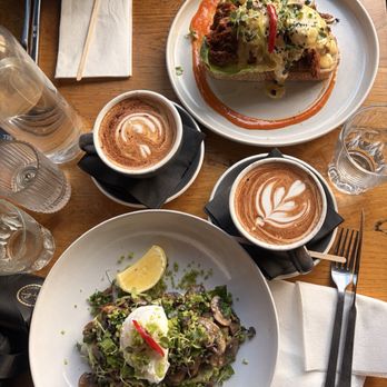 Hole In The Wall - Williamsburg - Pulled Pork Benedict and Wild Mushroom Toast - Australian Near Me - Brooklyn, New York Hole In The Wall - Williamsburg - Pulled Pork Benedict and Wild Mushroom Toast - Australian Near Me - Brooklyn, New York