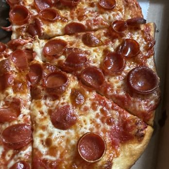 Gemelli's Pizzeria - Pepperoni with cup shape - Pizza Near Me - Albany, New York Gemelli's Pizzeria - Pepperoni with cup shape - Pizza Near Me - Albany, New York