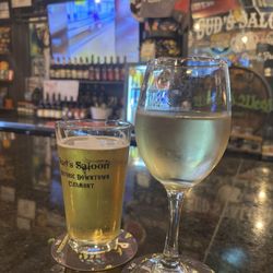 Suds Saloon - Sud's Scorpion Pilsner and Sauvignon Blanc