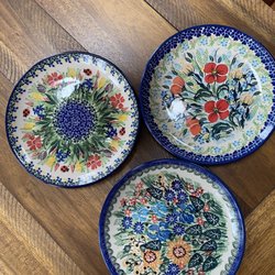 Great2bHome Polish Pottery & Unique Gifts - My latest purchase, and I use them every day. What a beautiful way to enjoy meals and snacks any time (but especially in a pandemic).