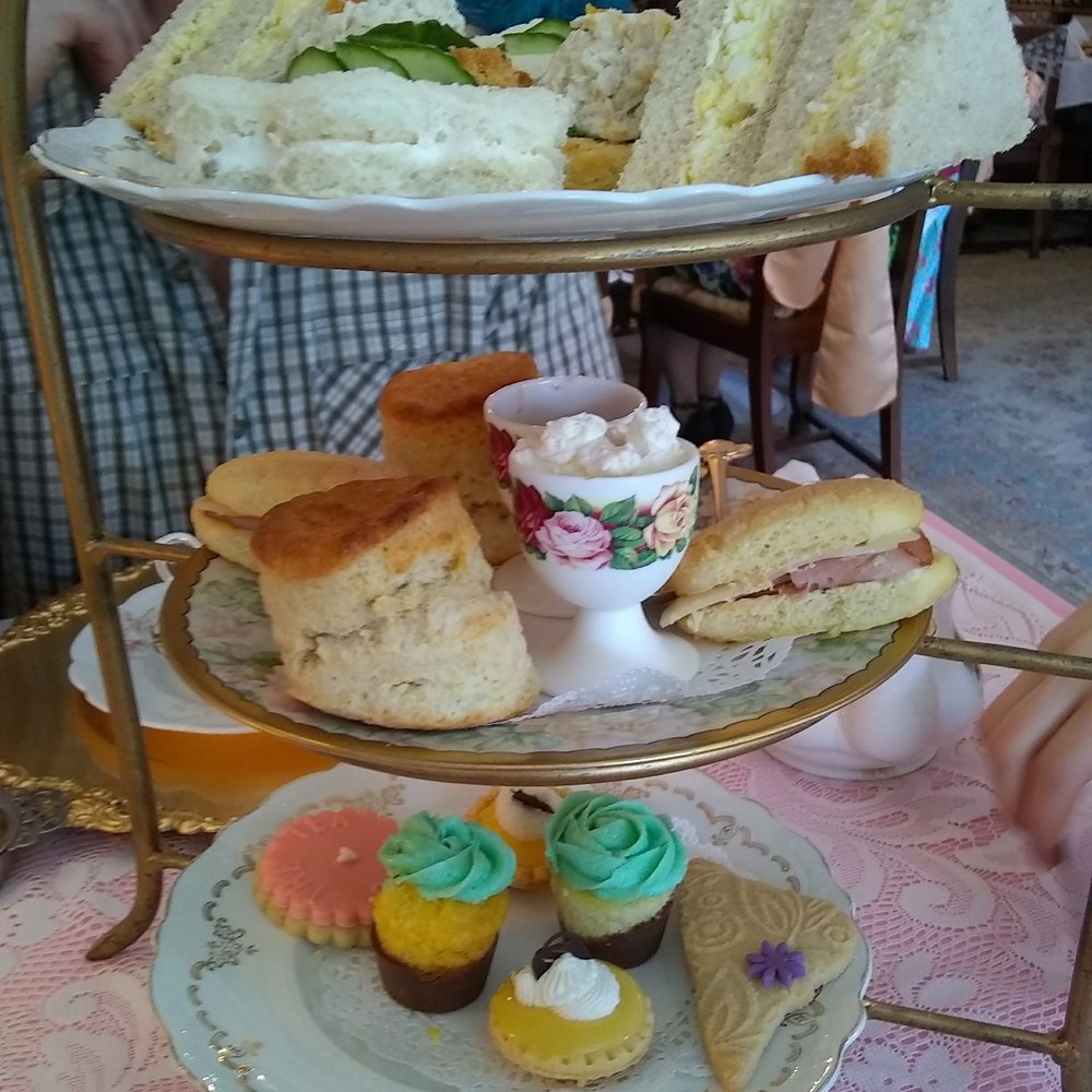 The Tea Cart - This was the smaller of the two three tier trays. - Tea Rooms Near Me - Berryville, Virginia The Tea Cart - This was the smaller of the two three tier trays. - Tea Rooms Near Me - Berryville, Virginia