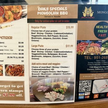 Iron King Mongolian BBQ - Barbeque Near Me - Corona, California Iron King Mongolian BBQ - Barbeque Near Me - Corona, California