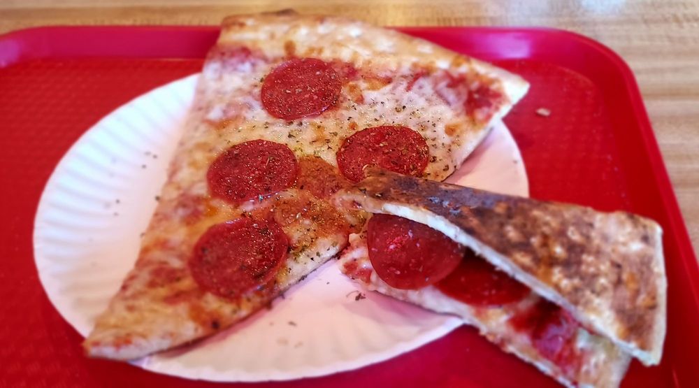 Food from A la Mario's pizza