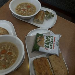 The most delicious chicken soup, if you want a light meal and enjoy a delicious breakfast of sandwiches, then come to this place! The most delicious chicken soup, if you want a light meal and enjoy a delicious breakfast of sandwiches, then come to this place!