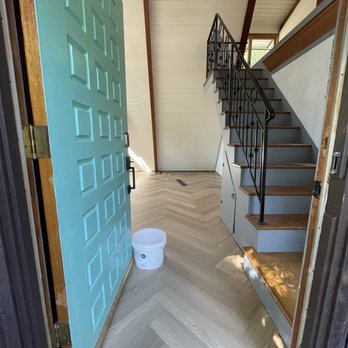 Alva Flooring - note: ignore the stairs, this was before they were sanded and restained - Flooring Near Me