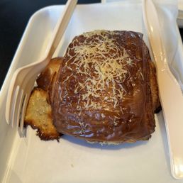 Ham and Swiss croissant