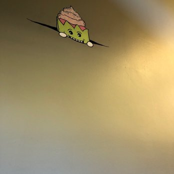 Bazars Breakfast and Bakery - Little guy that shared the booth with us (painted on our wall). - Bakeries Near Me - Hernando, Mississippi