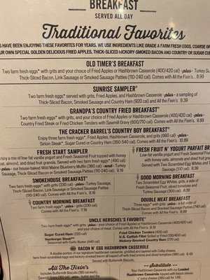 Menu photo 2 Cracker Barrel Old Country Store Lakeland, FL Menu photo 2 Cracker Barrel Old Country Store Lakeland, FL
