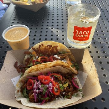 Taco Bamba Richmond - shrimp bing bang boom Taco Bamba Taco queso & chips - Tacos Near Me - Richmond, Virginia