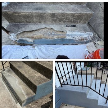 Alexander R. Hershock Masonry - Repaired concrete steps. - Masonry/Concrete Near Me Alexander R. Hershock Masonry - Repaired concrete steps. - Masonry/Concrete Near Me