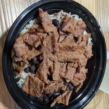 Gallo's Pollo & Grill - Steak bowl with white rice and black beans - Chicken Shop Near Me - Apopka, Florida Gallo's Pollo & Grill - Steak bowl with white rice and black beans - Chicken Shop Near Me - Apopka, Florida