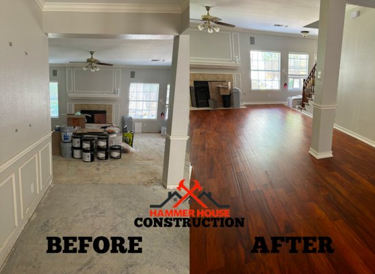 Hammer House Construction Logo