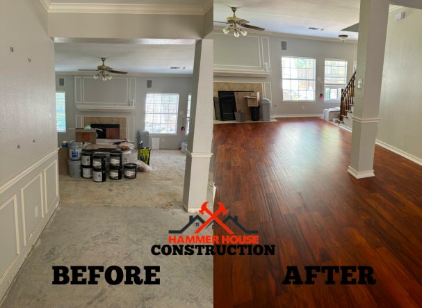 Slide of Hammer House Construction