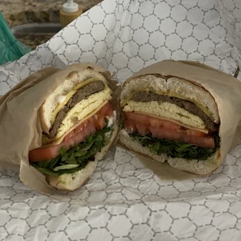 Bolay - Brandon - Vegan bagel with impossible - New American Near Me - Brandon, Florida