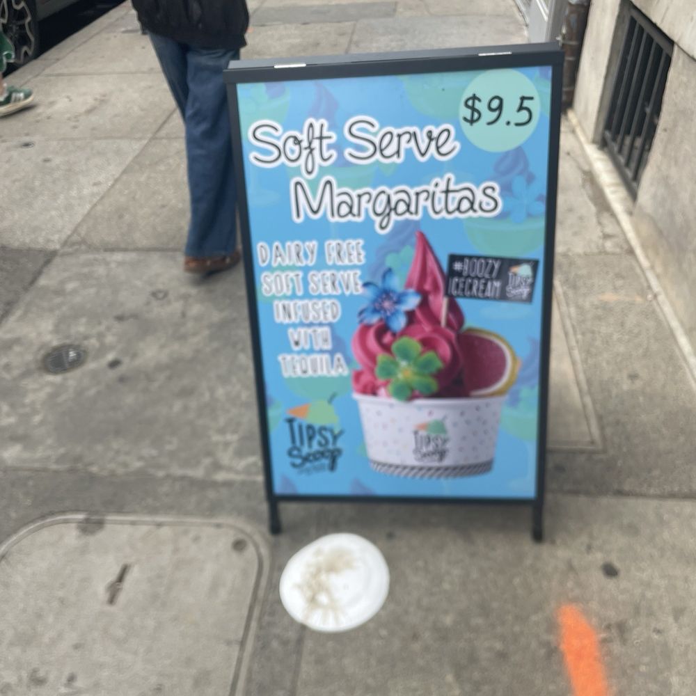 Tipsy Scoop - Soft Serve Margarita Sign - Ice Cream & Frozen Yogurt Near Me - Philadelphia, Pennsylvania Tipsy Scoop - Soft Serve Margarita Sign - Ice Cream & Frozen Yogurt Near Me - Philadelphia, Pennsylvania