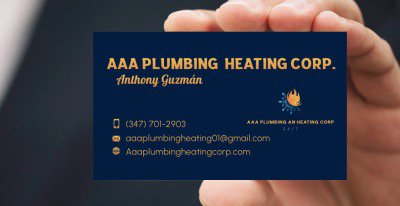 Slide of AAA plumbing and heating