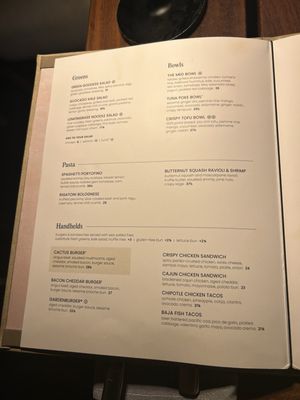 Menu photo 2 Cactus Club Cafe Miami, FL